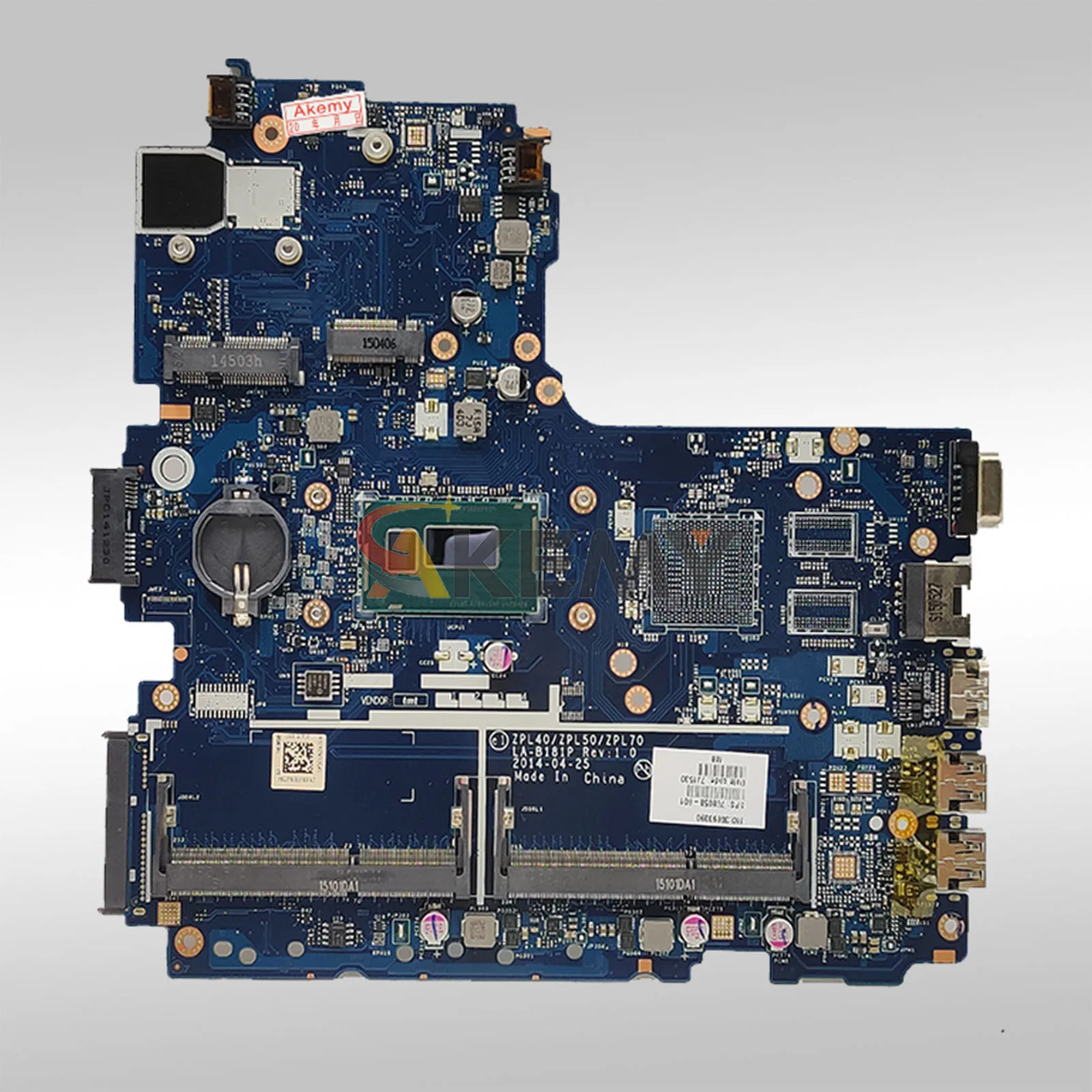 LA-B181P เมนบอร์ดแล็ปท็อปสำหรับ HP ProBook 440 450 G2 พร้อมซีพียู i3 i5 i7 รุ่นที่ 4 และ 5 799548-001 799962-001 ผ่านการทดสอบ 100%