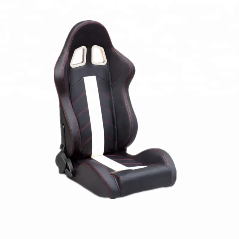 Famous Racing Style Car Seat PVC -1045 New Adjustment PVC Car Sports Racing Seats