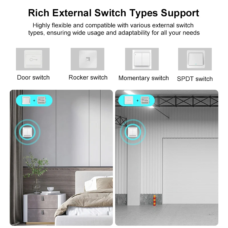 Tuya ZigBee 3.0 Switch Module Smart Light Switch 1 2 3 4 Gang Support 2 Way Control Works with Alexa Hey Google Gateway Required