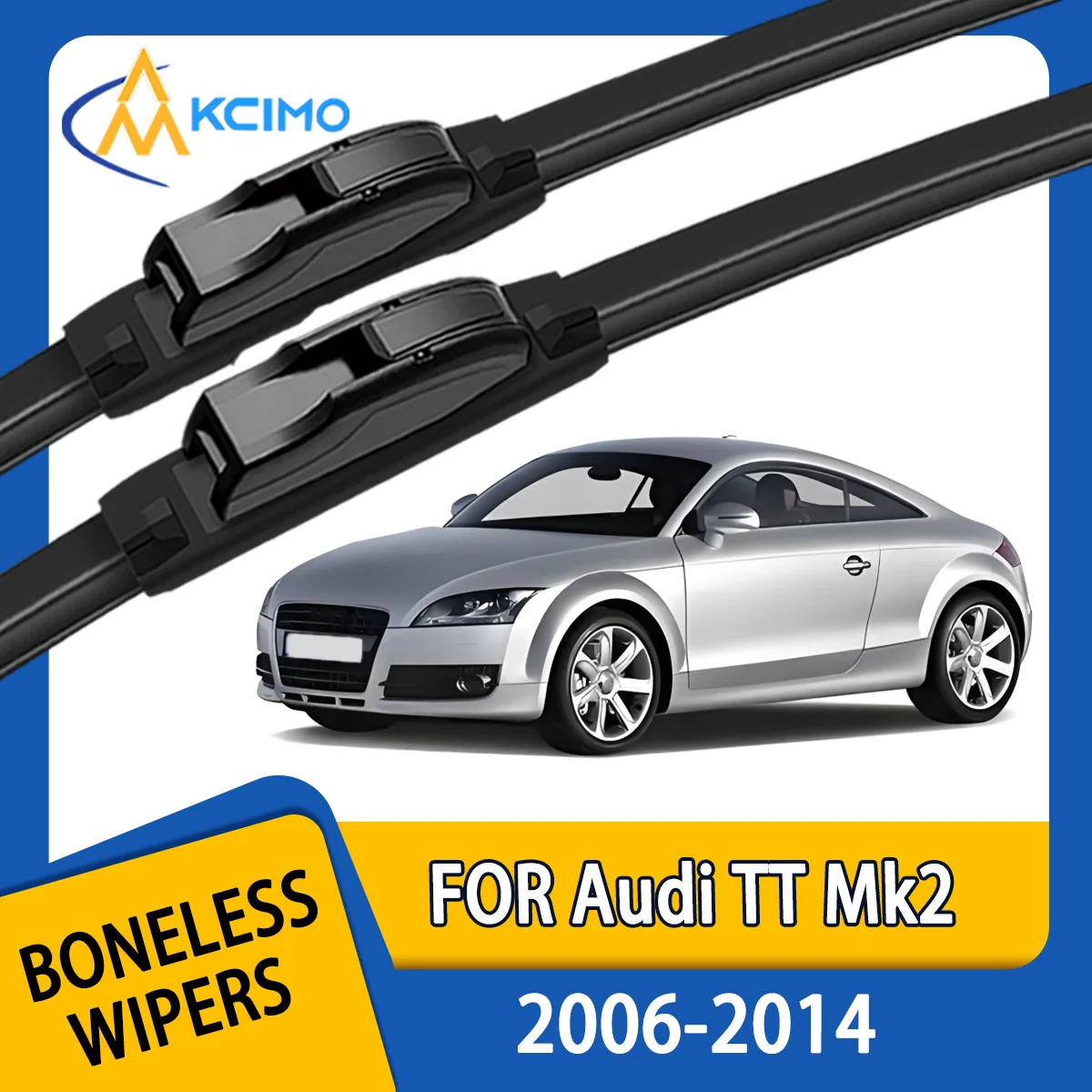

2PCS New Front Windshield Wiper Blade for Audi TT Mk2 8J 2006-2014 TT RS Front Windshield Auto Wipers Blade Accessories 2014