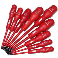 9pcs Professional Magnetic insulated Screwdrivers Set 1000v Phillips Slotted  Screw Driver Tips Professional Cushion Grip Screwd
