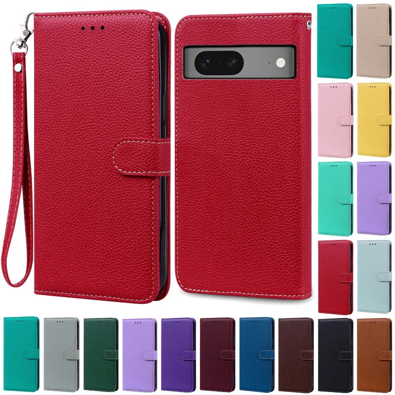 

Hot Pixel 7/7Pro/7A Case For Google Pixel 7 Pro Case Wallet Leather Flip Cover For Google Pixel 7A Case Book Cover Wallet Fundas