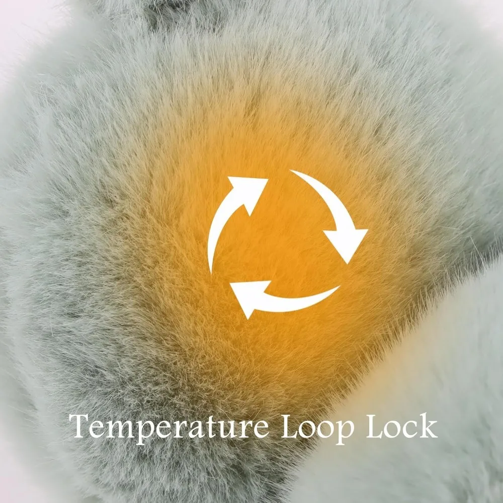 يفشل الأذن الدافئة للنساء الشتاء للجنسين رقيق غطاء للأذنين قابل للتعديل سيدة الأذن دفئا فو الفراء الأذن يغطي #4