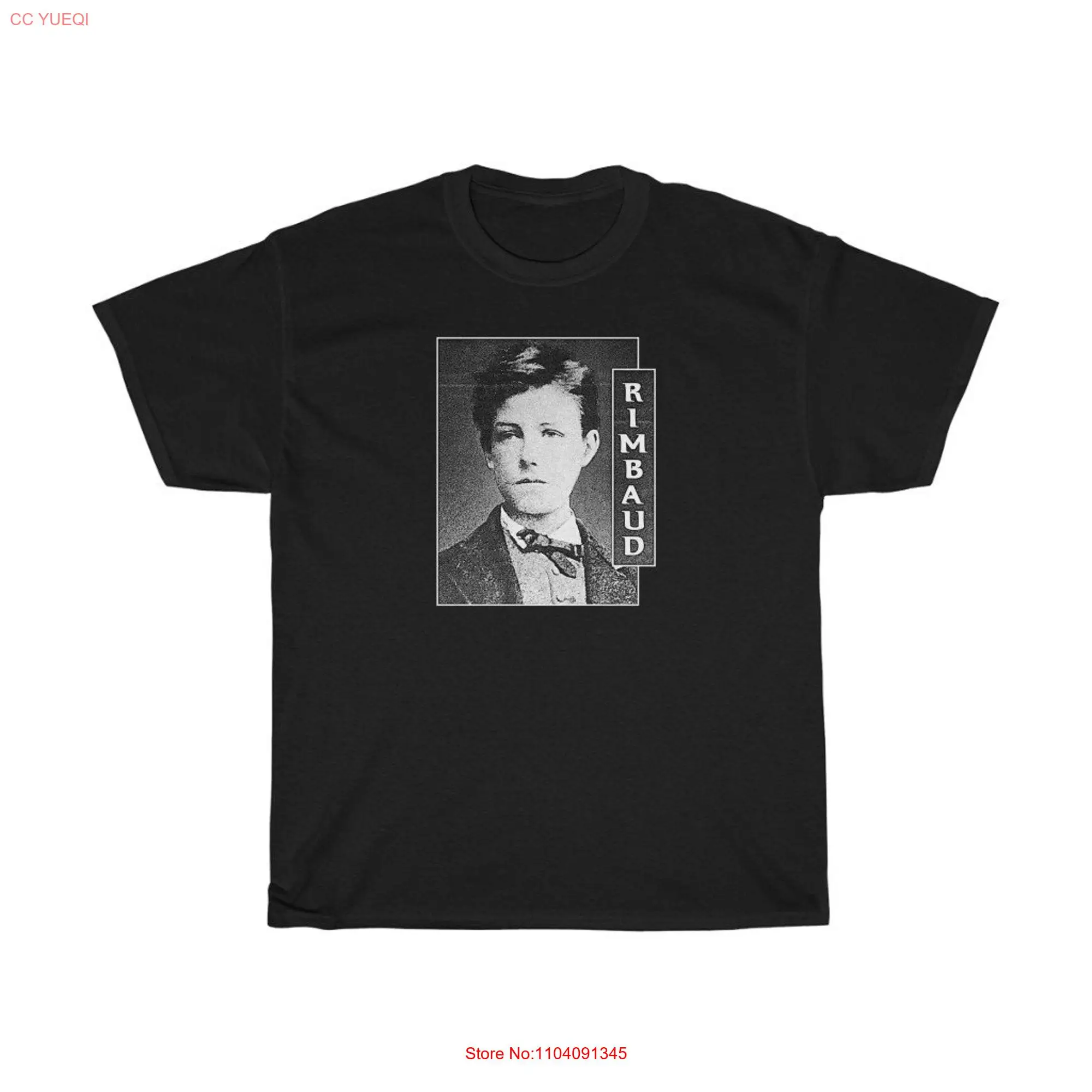 Arthur Rimbaud T Shirt A Season in Hell Paul Verlaine Symbolist Poet long or short sleeves