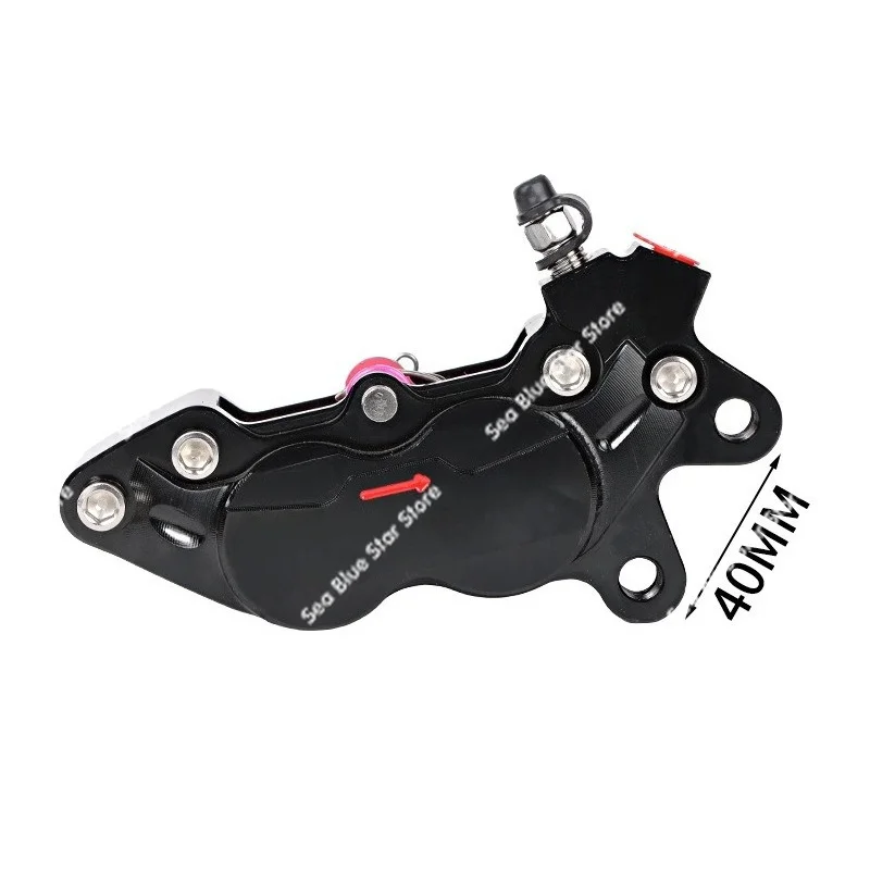 B Standard CNC Large Abalone 1 To 1 Pair of Four-piston Abalone Calipers, Electric Vehicle Motorcycle Brake Disc Brake Calipers