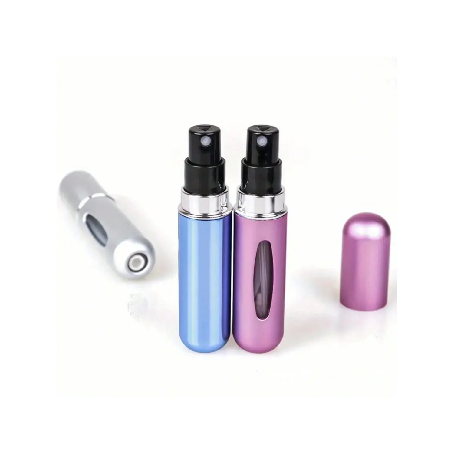 Un flacon pulvérisateur de parfum à remplissage de base portable de 5 ml peut être recirculé pour le parfum