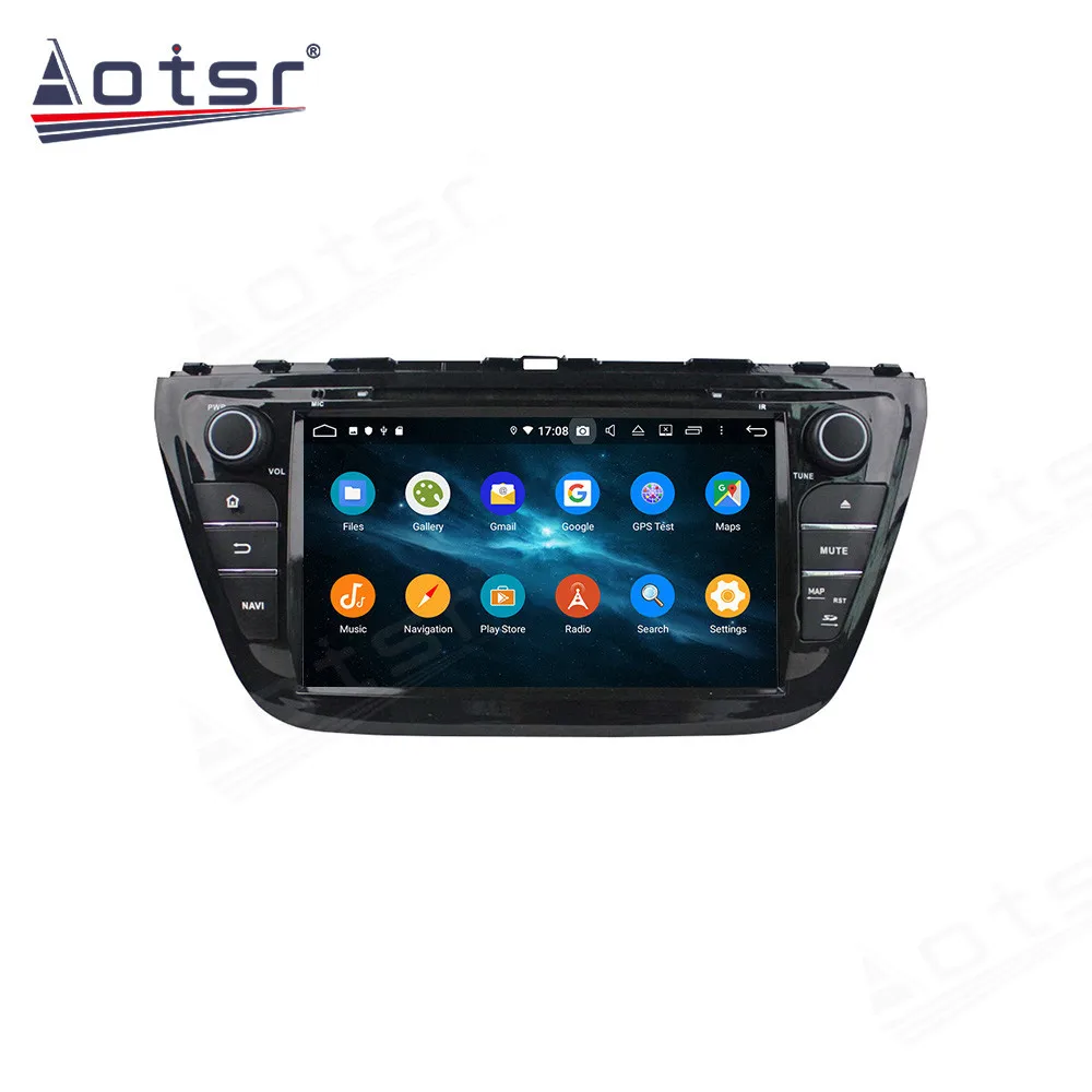 Aotsr Android 10.0 Car GPS Navigation For Suzuki S-Cross SX4 2014-2017 Stereo Headunit Multimedia Player Auto Radio Carplay