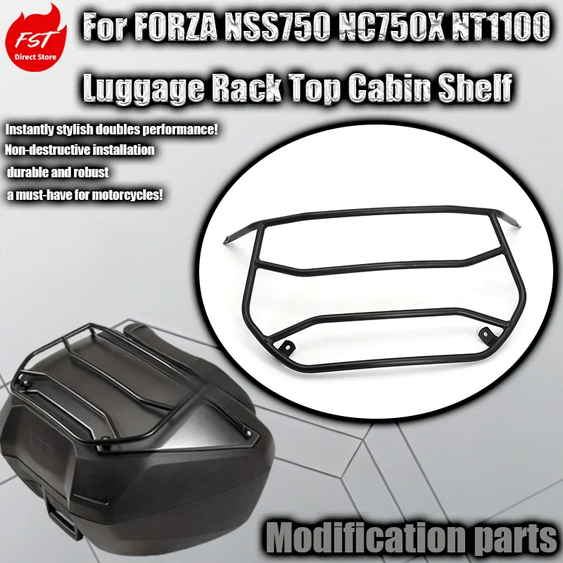 

For FORZA NSS750 NC750X NT1100 modified roof rack/top shelf