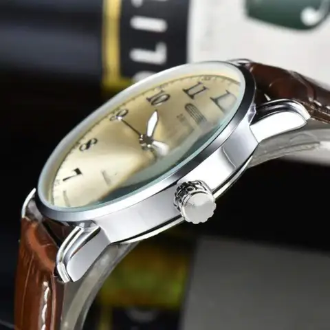 फैशन ज़ेपेलिन हिंडनबर्ग सीरीज़ क्वार्ट्ज़ मशीन पुरुषों की रेट्रो बिज़नेस लीज़र पुरुषों की घड़ी फैशन घड़ी 5 रंग 8 best sales सर्टिना घड़ी - №5