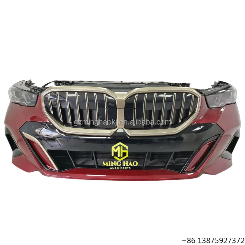High Quality 2023 Model for 5 Series G60/G68 Front Bumpers Grilles Radiator Plastic Engine Hoods Front Nose Replacement
