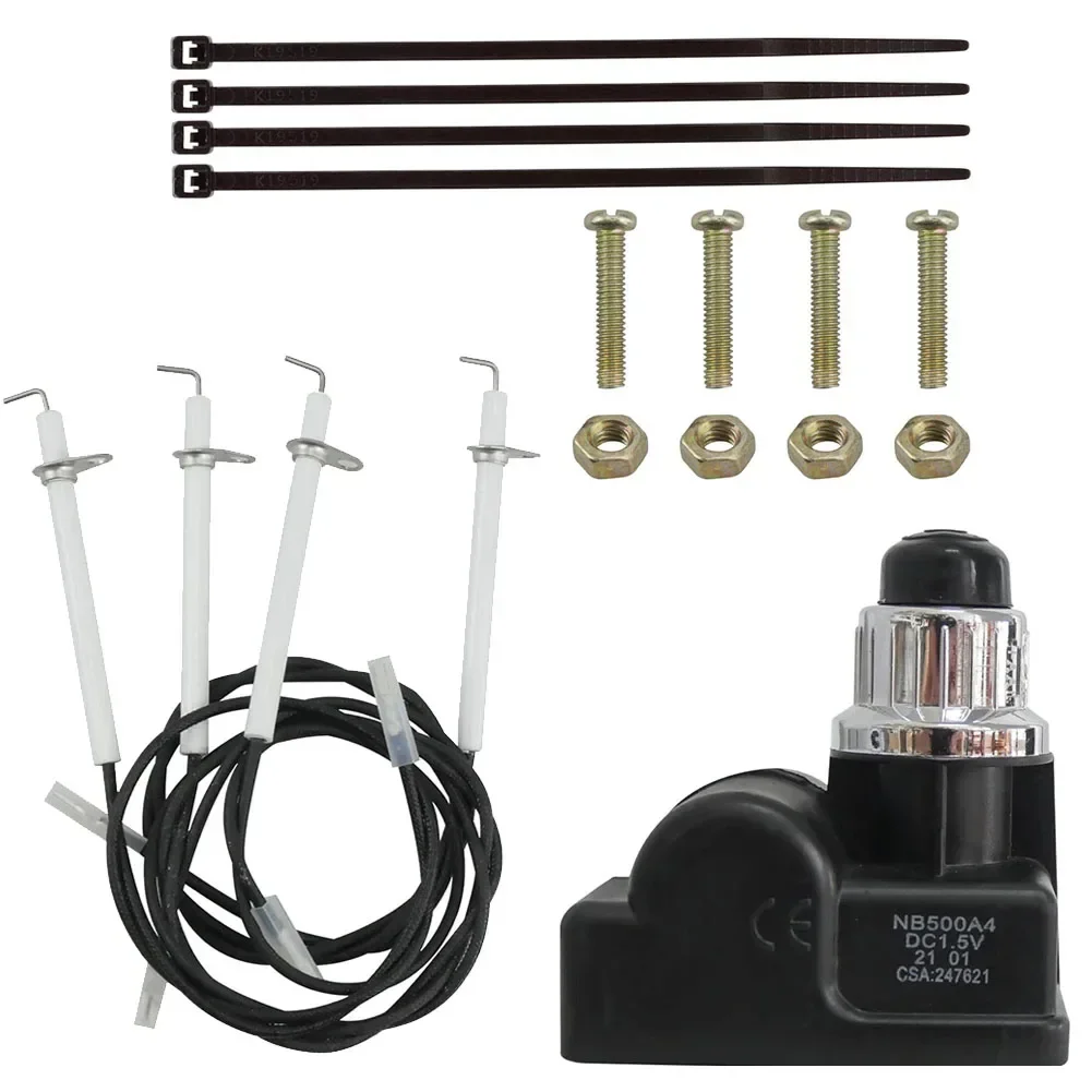 Electric Ignition For 36 Inch Griddle Grill Ignition Kit Push Button Electronic Battery BQ & Grill Replacement Parts