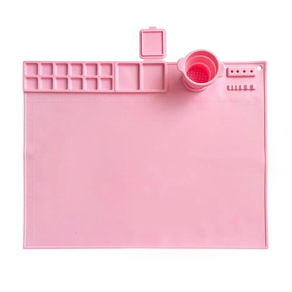 Calor resistente Silicone Craft Mat, Resina Project Workspace Mat para artistas e crianças