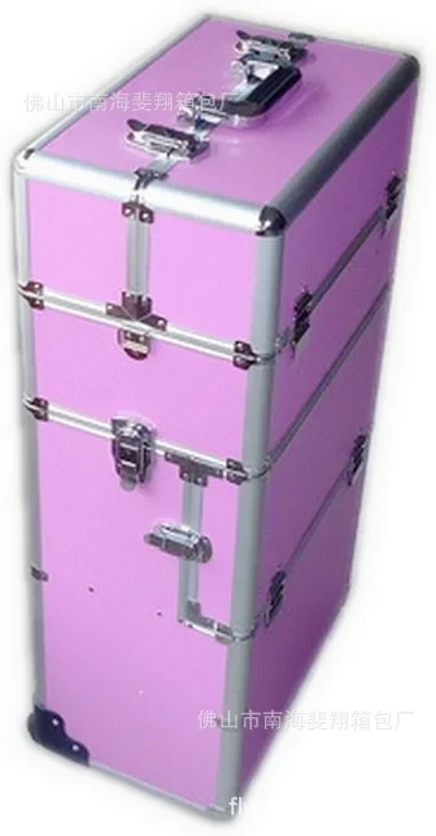 Factory direct sales of various colors beauty salon cases, trolley cosmetic cases, multi-layer large-capacity beauty toolboxes