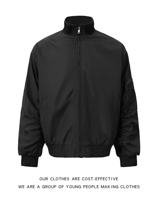 

Мужская повседневная свободная куртка-пилот на весну-осень, новая, универсальная, в стиле бейсбольной куртки, в американском стиле, с воротником-стойкой, верхняя одежда