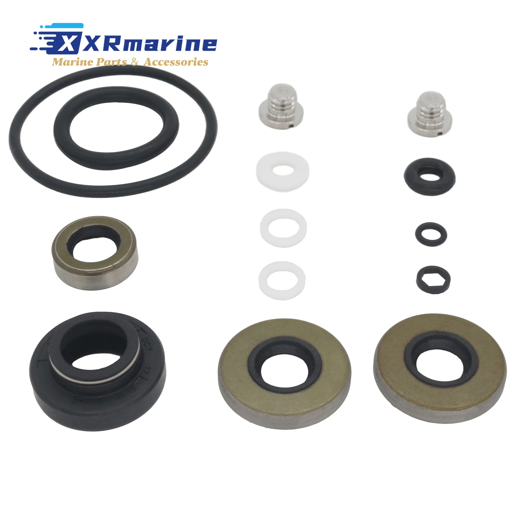 Outboard Lower Unit Gearcase Seal Kit for Johnson Evinrude Motor Sierra 18-2656 GLM 87602 Mallory 9-74100 SEI 95-361-11K