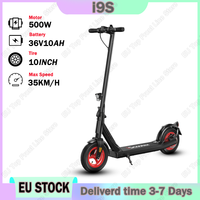 EScooters IScooter I9S 500W Brushless Motor 36V10AH Battery Folding commuting Electric Scooter 10-inch Pneumatic Tire E-Scooter