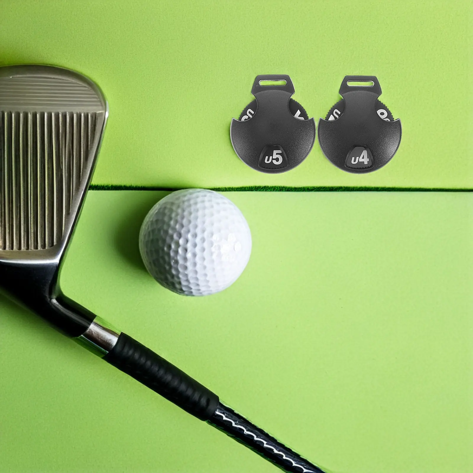 16Pcs Golf Headcover Number Tags Interchangeable Rotating Plastic Markers for Driver Fairway Woods Putter Mallet Covers