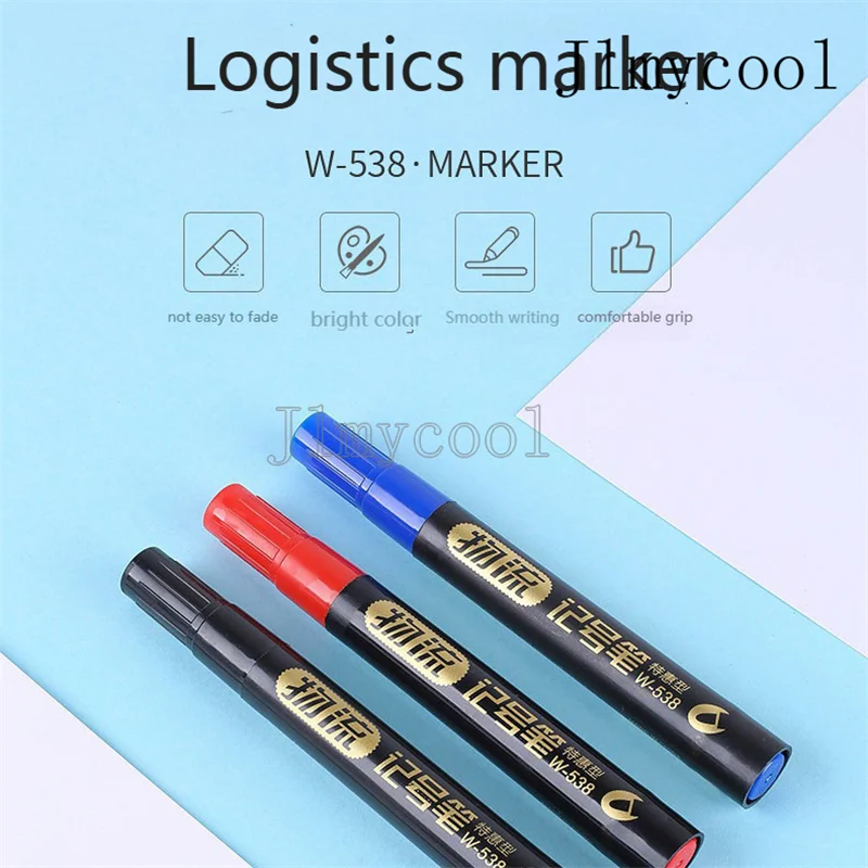Oily Marker Logistics Express Warehouse Large Single-head Quick-drying Rough Label Student Teacher Mark Note Taking Pen