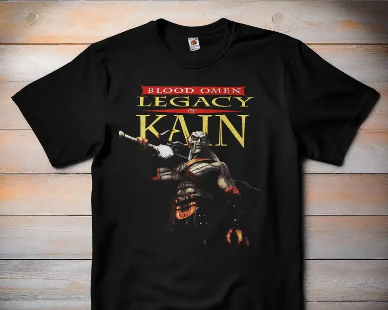 Legacy of Kain - Blood Omen - V1 - Classic Video Game Horror Tshirt, Retro Gamer Tee, Gaming Shirt, Gamer Gift