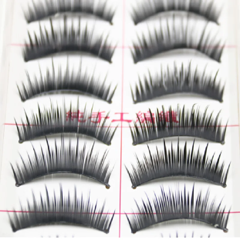 3D Makeup Mink False Eyelashes Hand Made 10 Pairs /set Full Strip Lashes  Eyelash Natural Long Lashes Extension Soft Natural