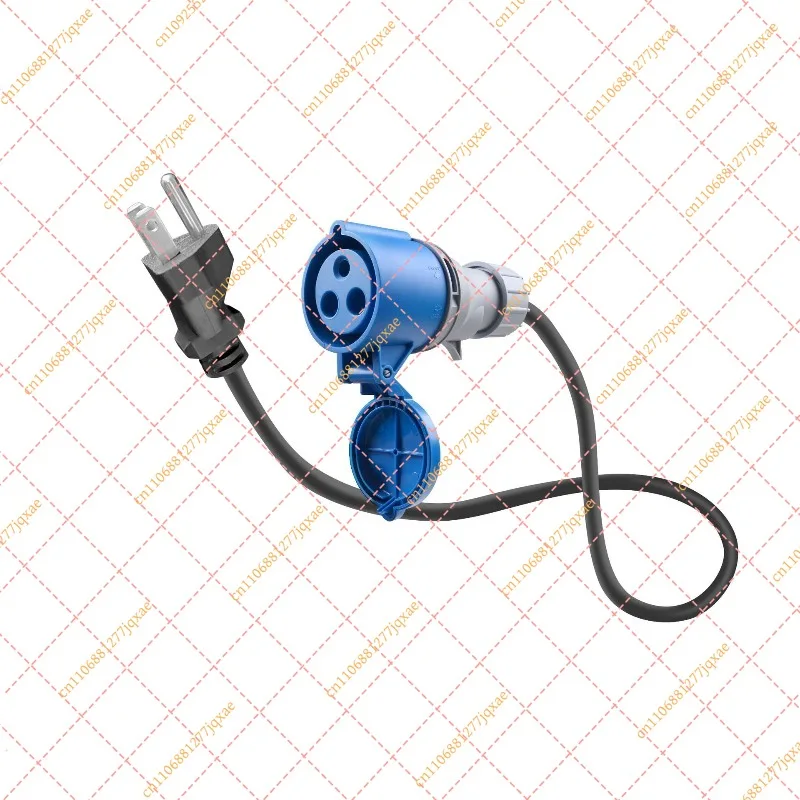 UK to Blue CEE 32A Adapter Cable with Multi-Country Power Plug Compatibility