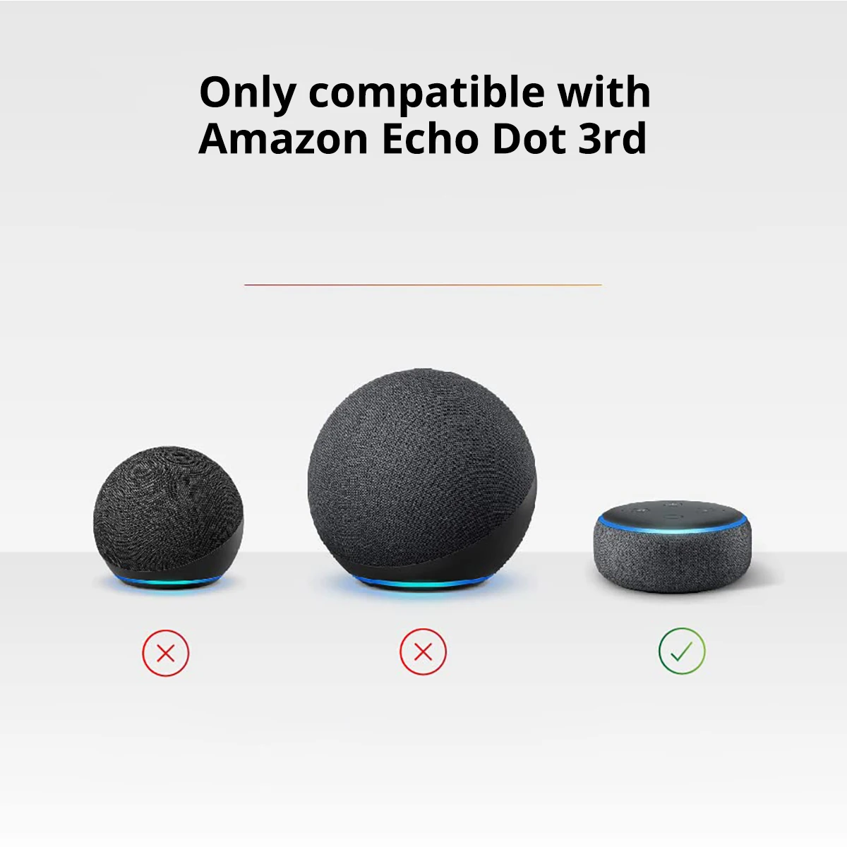 Imagem -02 - Portable Smart Speaker Base de Bateria para Echo Dot 3rd Generation Make Alexa