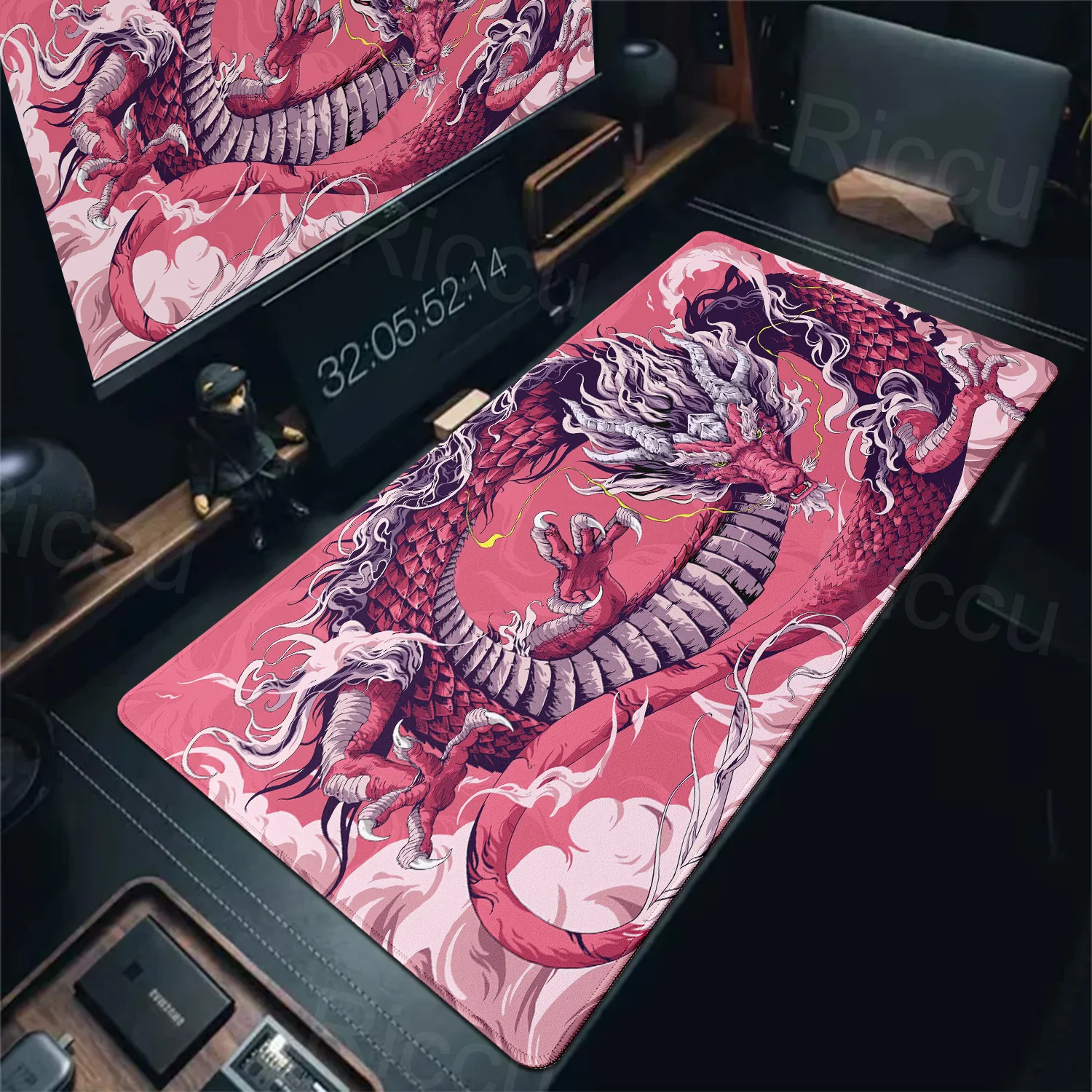 Chinese Dragon Mousepad Large Keyboard Mouse Pad XXL PC Gamer Gaming Mouse Mat Game Accessories Office Computer Laptop Deskmat