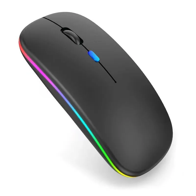 Bluetooth Wireless Mouse with USB Rechargeable RGB Mouse for Computer Laptop PC Macbook Gaming Mouse Gamer 2.4GHz 1600DPI