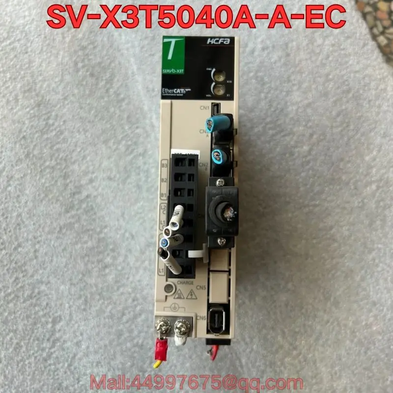 

Second-hand SV-X3T5040A-A-EC servo drive function test is normal