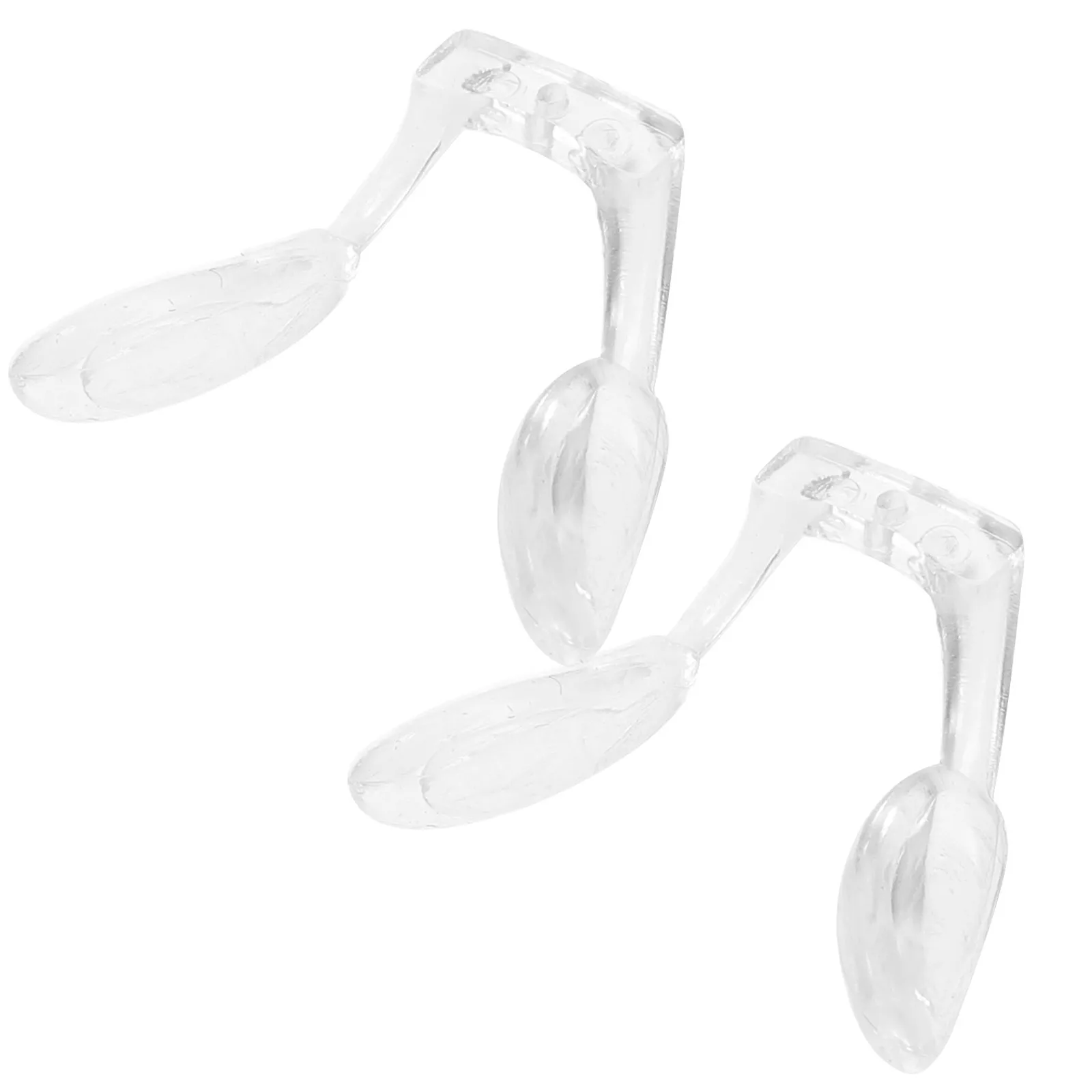 

Shape 's Saddle Nose Bracket Glasses Replaceable Pad Transparent Silica Gel
