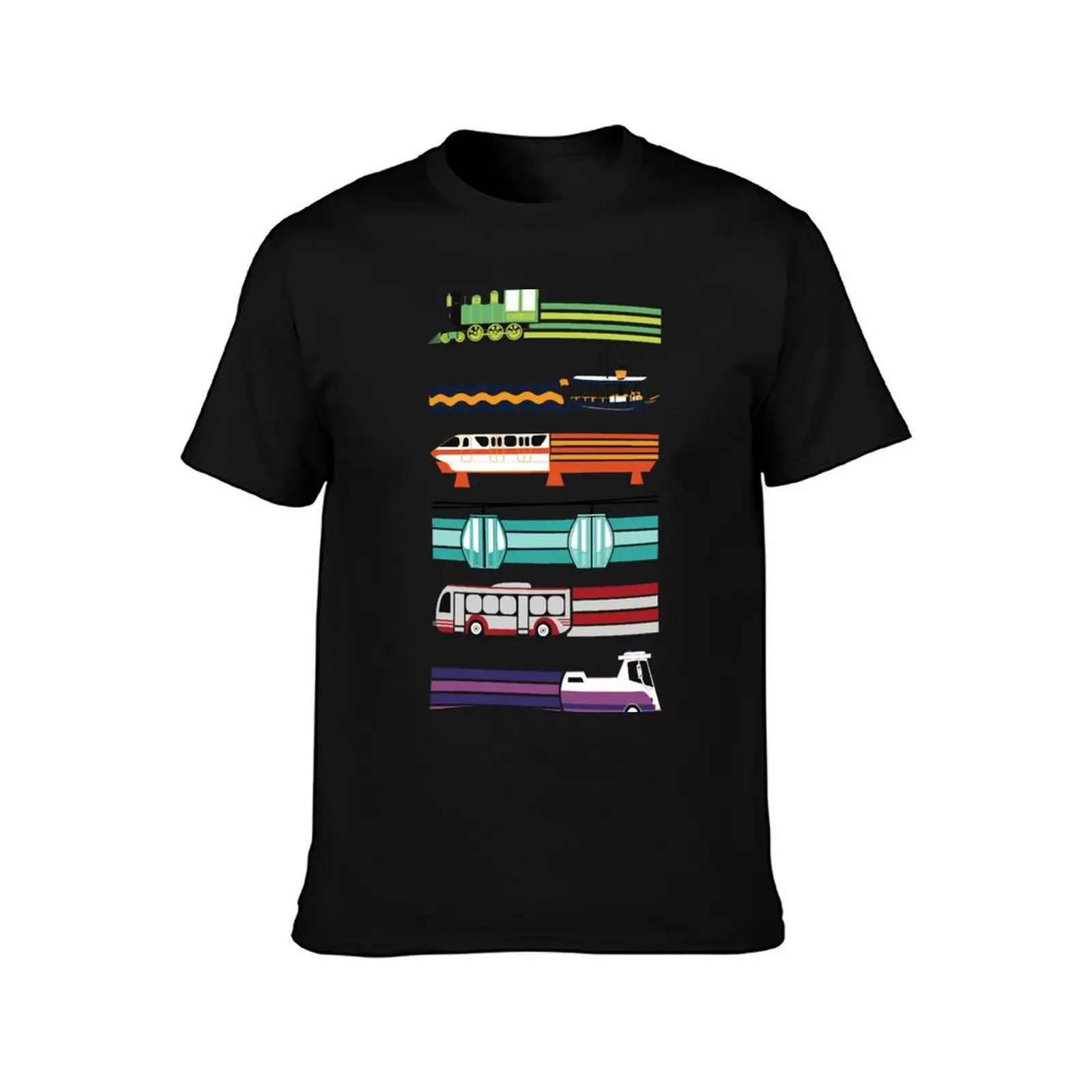 Magical Transportation T-Shirt Relaxed Casual Short Sleeve Tee T-Shirt