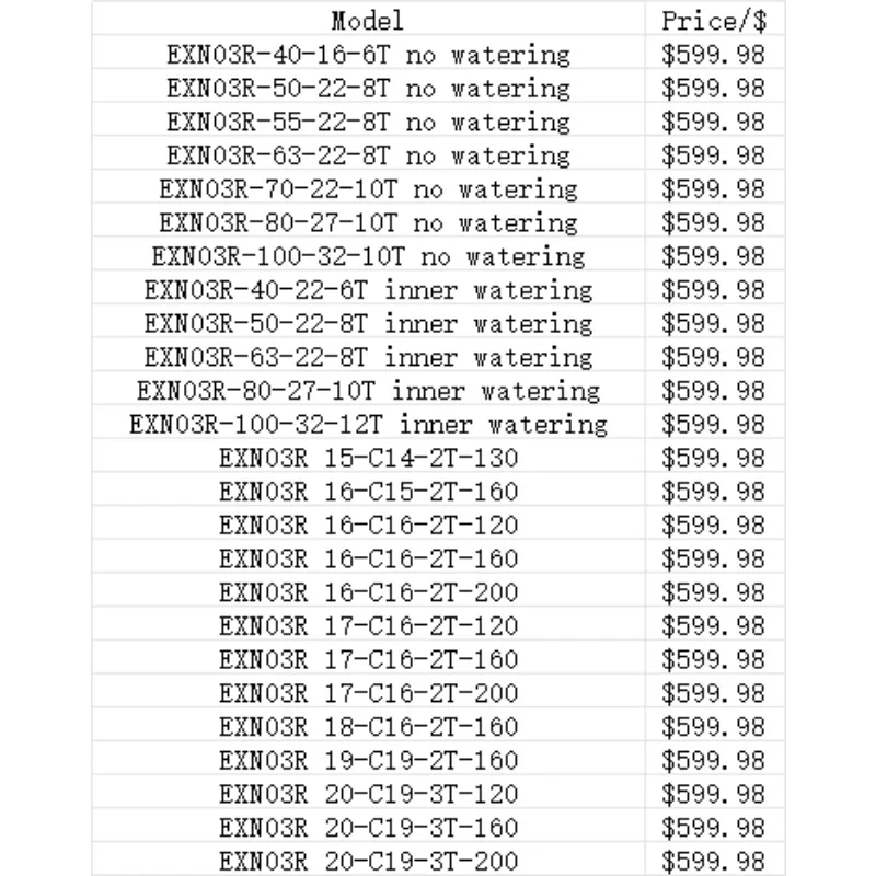 EXN03R تغذية سريعة باستخدام الحاسب الآلي التحكم قاطعة المطحنة بار حامل أداة الري الداخلي للتخصيص OEM التبريد الداخلي ODM للتخصيص