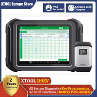 XTOOL D9EV Electric Automotive Diagnostic Tool For BYD Tesla Diagnosis Tablet With Battery Pack Detection Topology Map ECU Codin