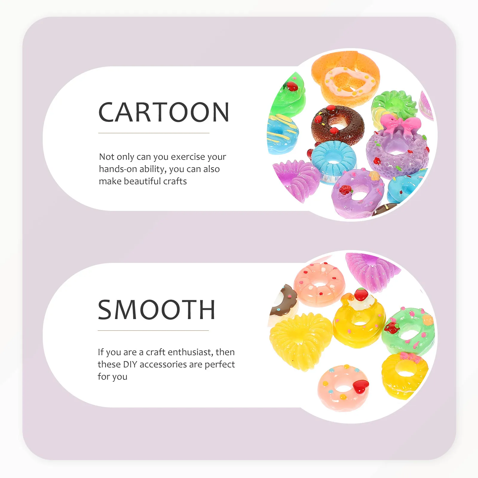 30개 시뮬레이션 음식 액세서리 미니 도넛 레진 공예 장식품 DIY 휴대폰 케이스 참 장식 머리핀 홈 파티 수제