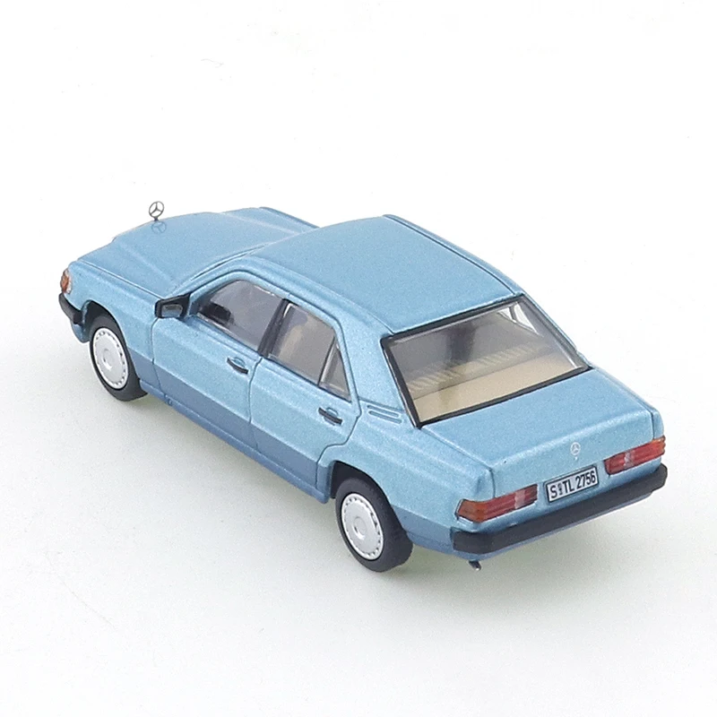 Xcartoys-合金車モデルのおもちゃのペンダント,メルセデスベンツ190e,青,銀,Y65-02, Y65-01, 1:64