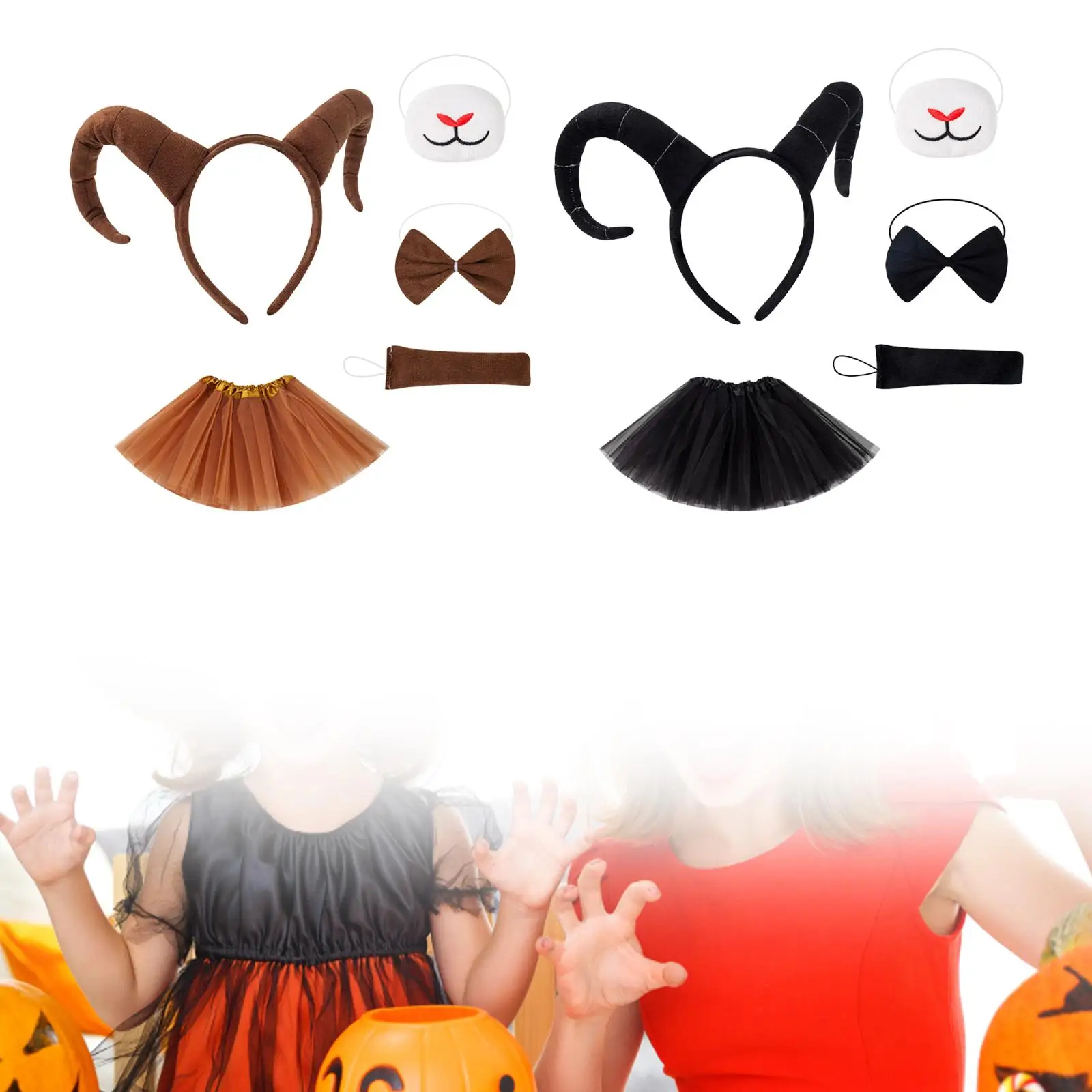 Antelope Horns Headband Dress up Simulation Hair Styling Hair Hoop for Stage Shows Party Favors Halloween Christmas Masquerade
