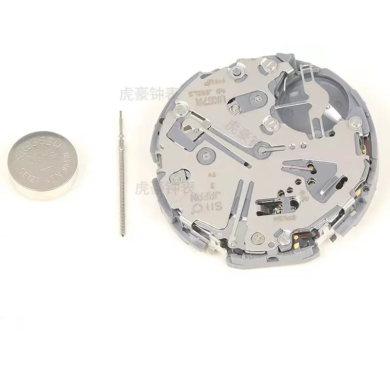 Japanese VK67 Movement VK67A Quartz Movement 6 Hands Date At 3 6/9/12 Small Second Watch Movement Accessories