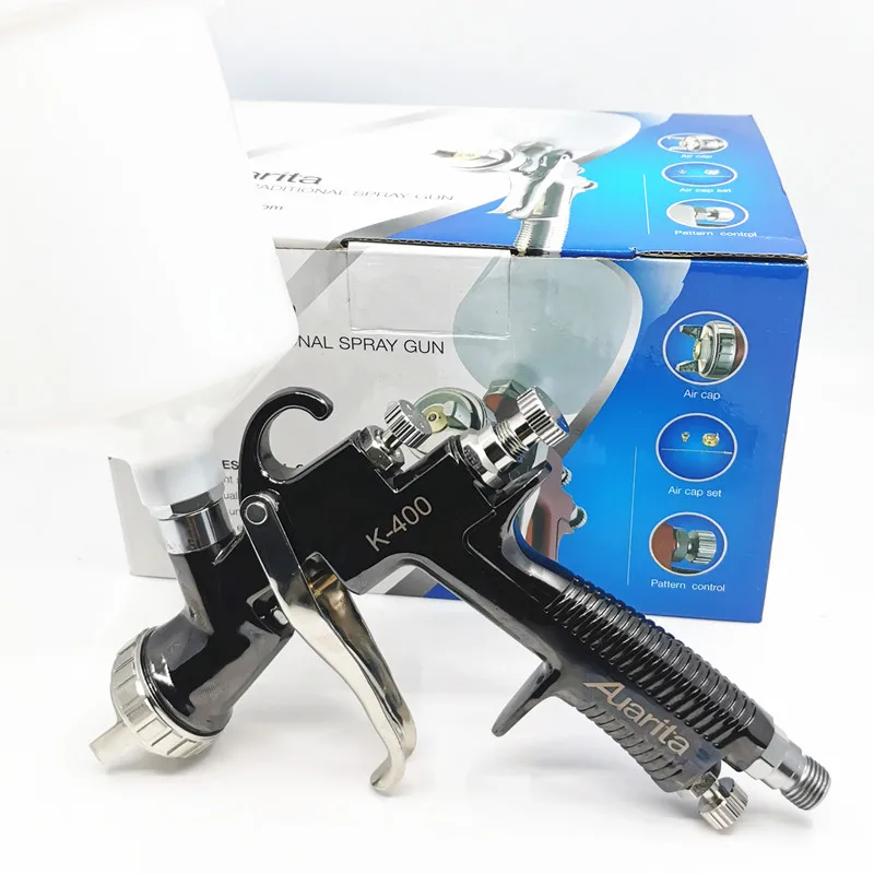 Lvmp Pistola de Pulverização de Carro Alta Atomização Ferramenta de Pintura Aerógrafo 1.4 mm 1.7 mm R500 Alta Qualidade Auarita-k400