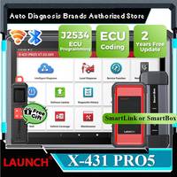 Launch X431 PRO 5 PRO5 Car Diagnostic Tools J2534 SmartBox/SmartLink Programming Auto OBD2 Scanner Diagnosis Tool pk X-431 V+