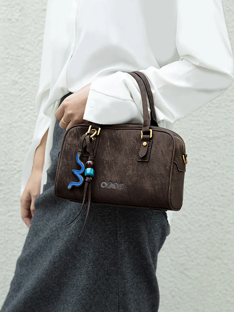 

Omi повседневная универсальная кожаная сумка с текстурой Quali сумка через плечо на одно плечо для женщин Sli модная квадратная сумка