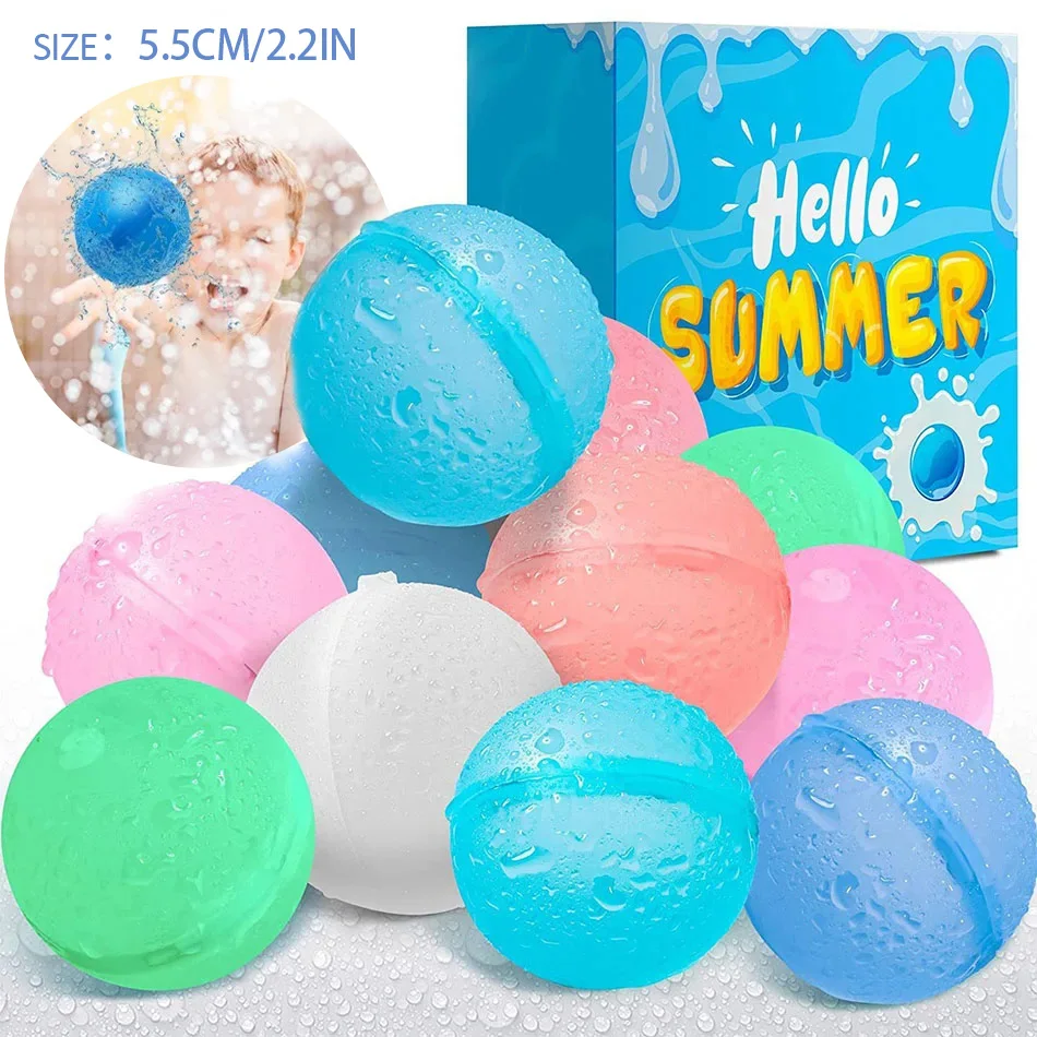 Nowe balony wodne wielokrotnego użytku Balon wodne wielokrotnego napełniania Szybkie napełnianie Samouszczelniająca się bomba wodna Splash Balls dla