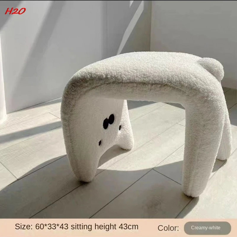 Kitty Stool Cloakroom Dressing Chair Entryway Light Luxury Home Entry Shoe Stool Entry Shoe Change Stool News Stools Sofa