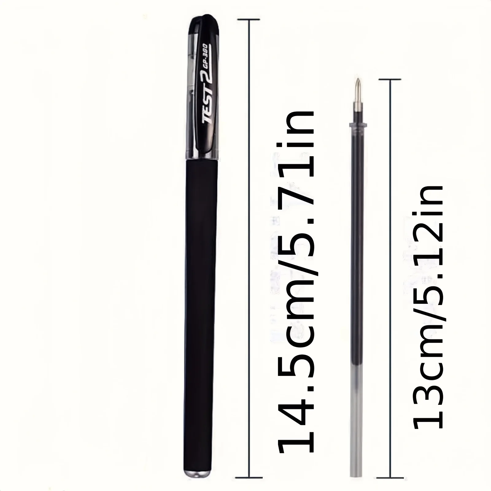 11/13/15 Stück schwarze Stifte, für den Einsatz durch Schüler oder im Büro, Business-Signaturstift, Büro- und Schüler-Prüfungsstift – Detail 2