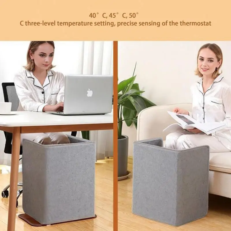 Under Desk Leg Warmer Winter Folding Space Heaters Home Office Under Desk Heater Leg Foot Warmer Office Electric Heated Warmer