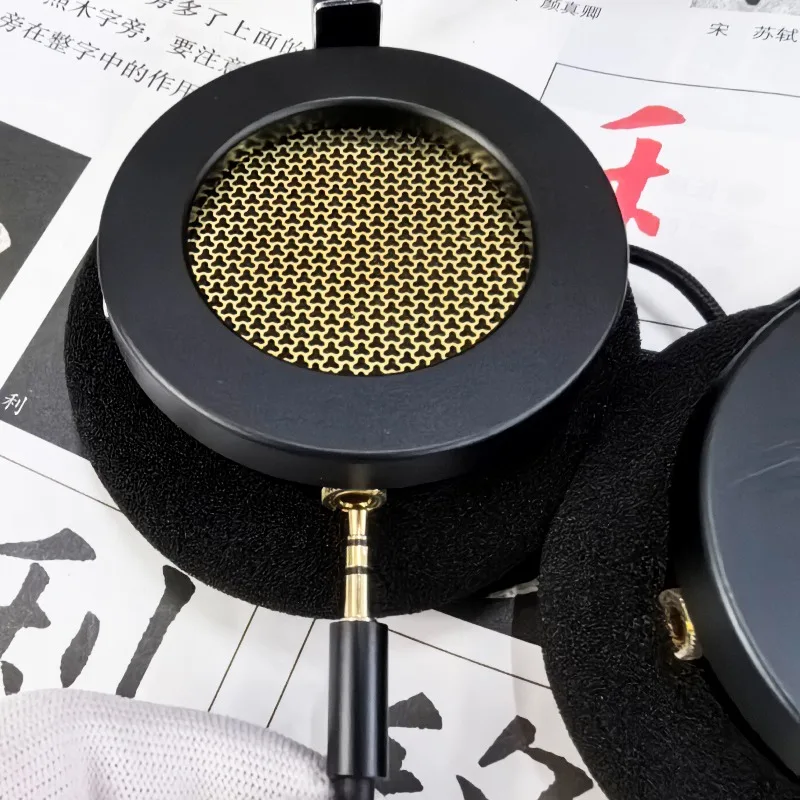 Nd-Fe-B drivers HiFi Stereo Wired Earphone Over-Ear Headphones Computer Earbuds Online Learning Esports Game Universal Headset