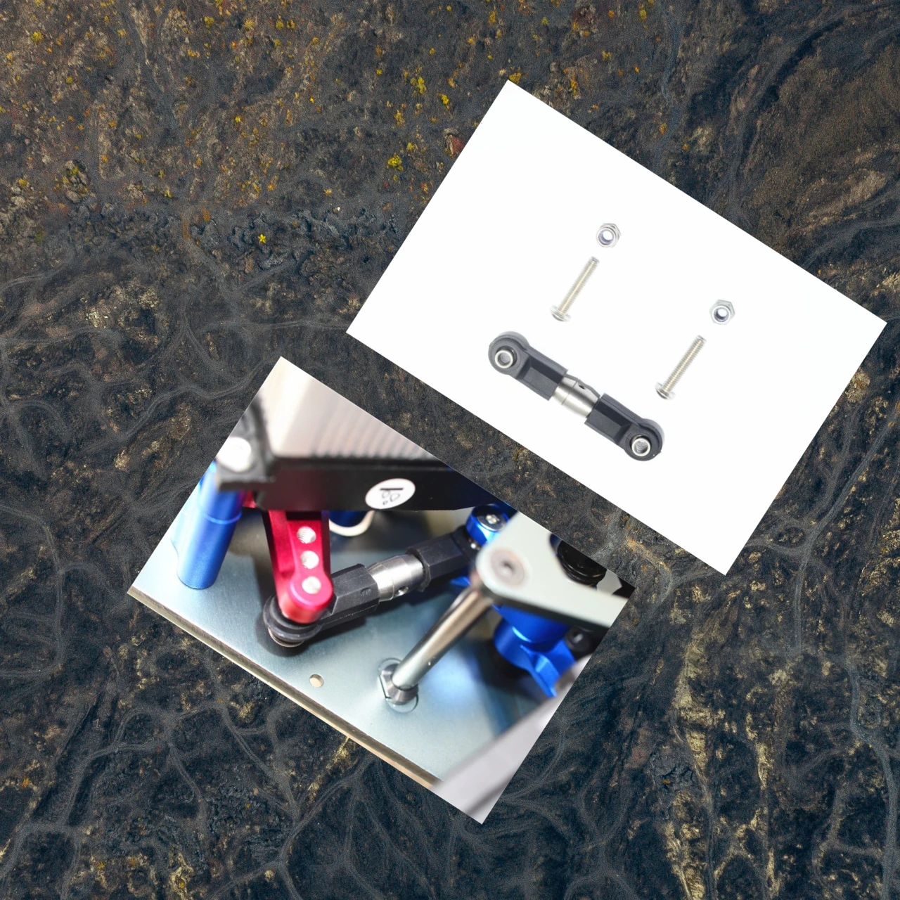 GPM Servo tirante regolabile in acciaio inossidabile per LOSI 1/6 Super Baja Rey 1.0/2.0 LOS251059