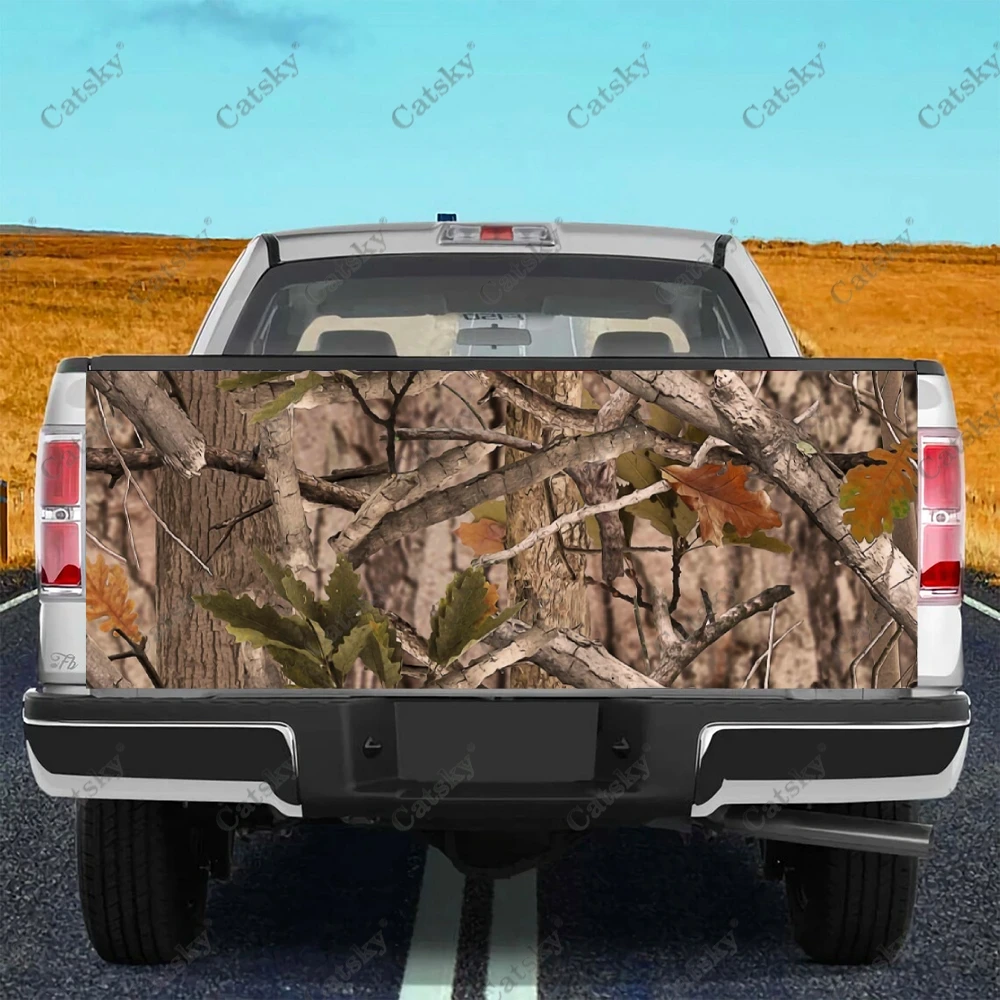 Dry Branches Car Accessories Tail Trunk Protect Vinly Wrap Sticker Decal Auto Hood Engine Cover for SUV Pickup Truck Decoration