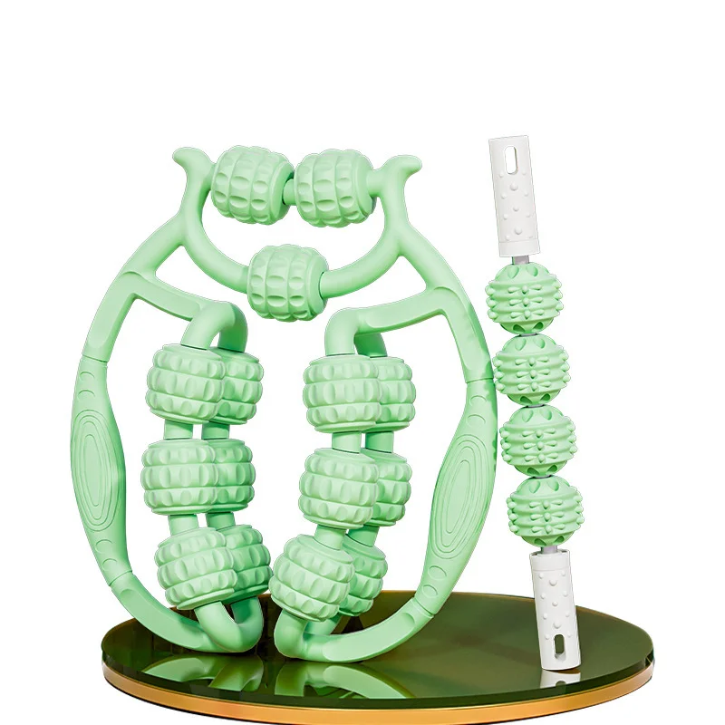 Ronde Massager Roller voor Taille Buikspieren Ring Been Clip Kachelpijp Om De Meridiaan Draagbare Cellulite Massage Gereedschap te verwijderen