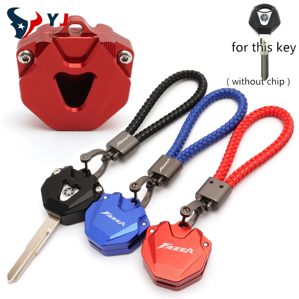 Novo para yamaha fazer fz1 fz6 fz8 fz6n/s/r fazer 150 250 400 1000 acessórios da motocicleta chaveiro caso capa escudo protetor