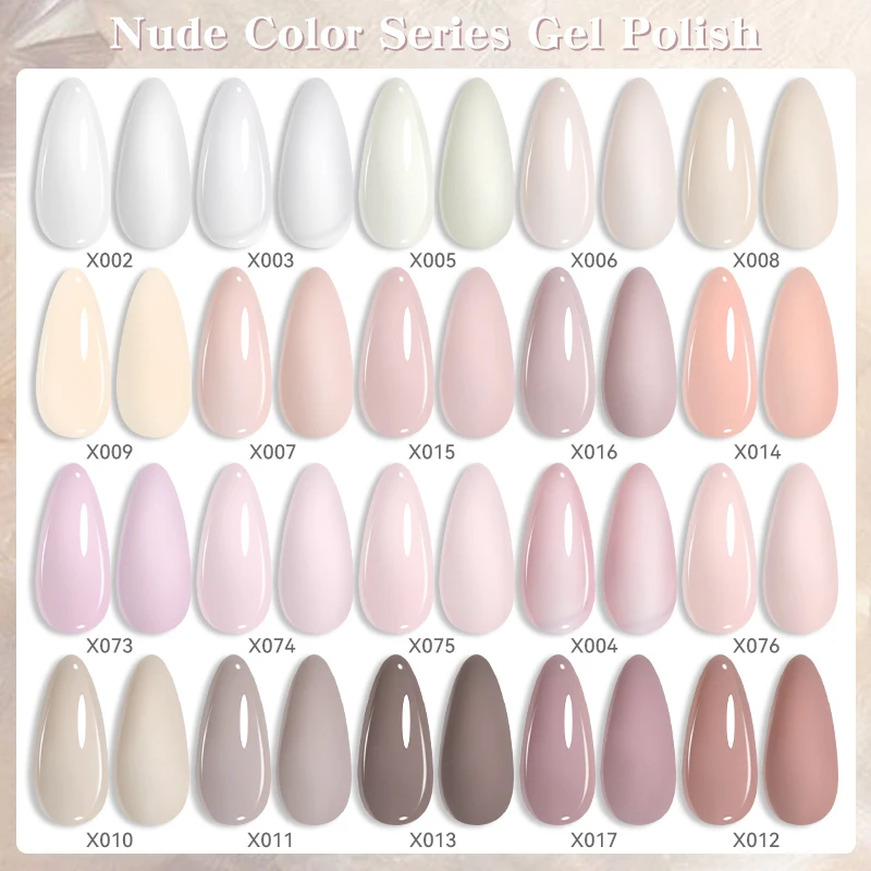 LILYCUTE 7ml Esmalte de uñas en gel rosa desnudo Gel con purpurina Gel UV semipermanente Soak off UV LED Nail Art Base Top Coat Suministros para uñas